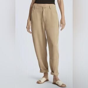 Everlane Buttersoft The Relaxed Chino Pants Dark Khaki Tan NWT Size 00